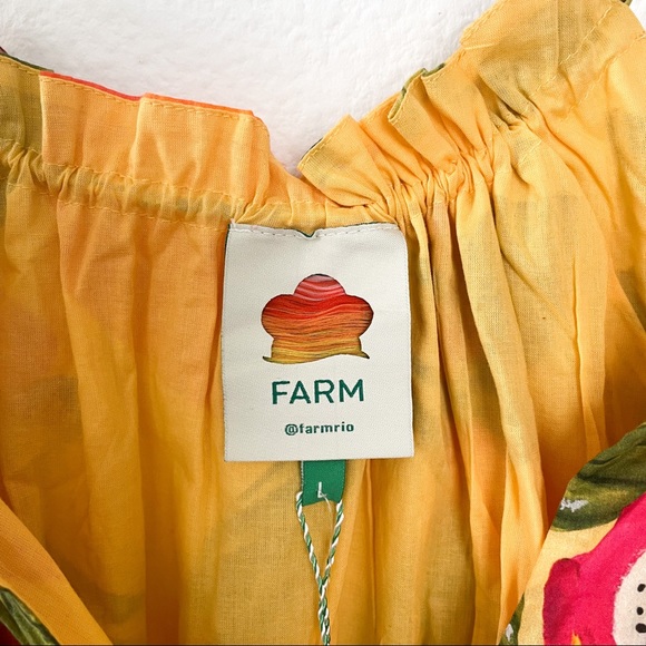 Anthropologie Farm Rio Tiered Halter Midi Dress - Picture 9 of 9